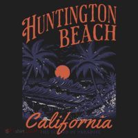 Huntington Beach California Women's Sweatshirt thumb 2