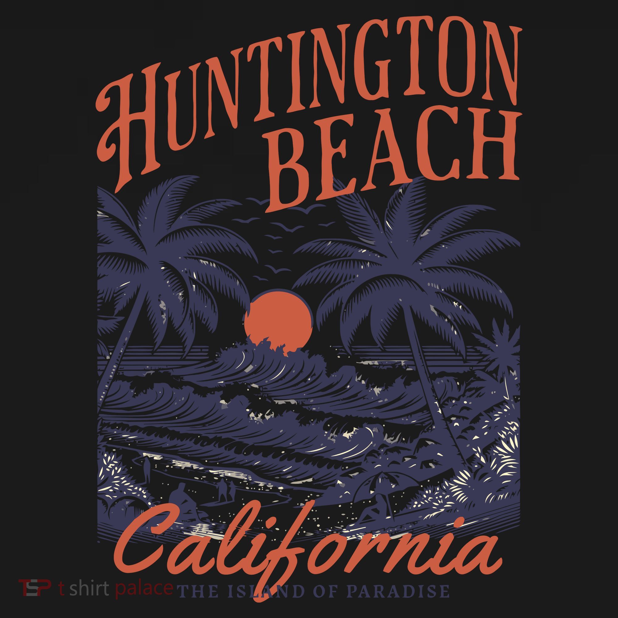 Huntington Beach California Backpack