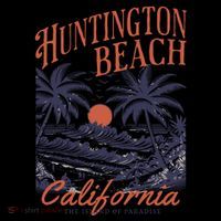 Huntington Beach California Coaster thumb 2