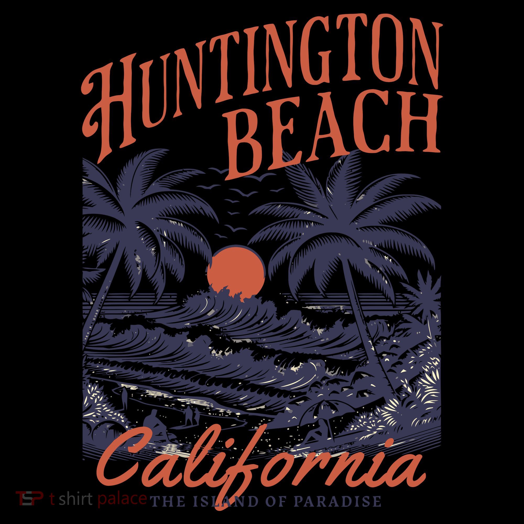 Huntington Beach California Toddler Hoodie