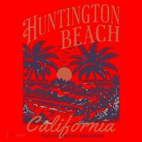 Huntington Beach California Santa Hat thumb 1