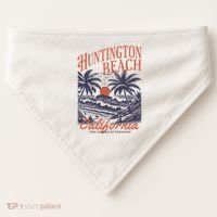 Huntington Beach California USA-Made Doggie Bandana thumb 0