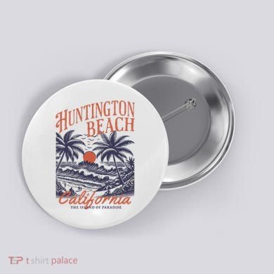 Huntington Beach California Button