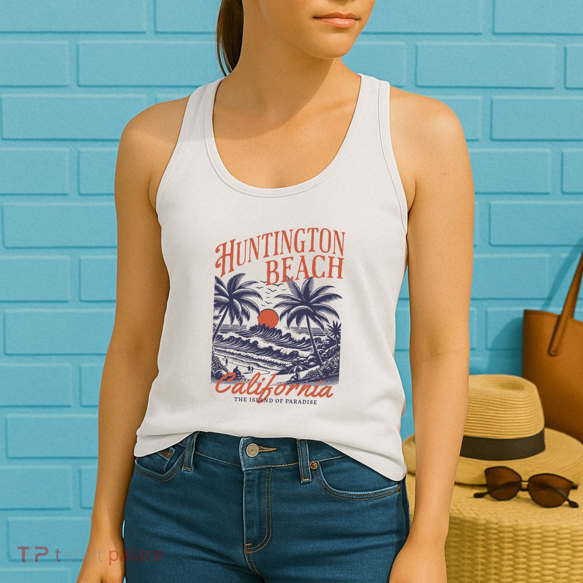 Huntington Beach California Women's Tank Top