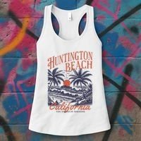 Huntington Beach California Women's Tank Top thumb 3