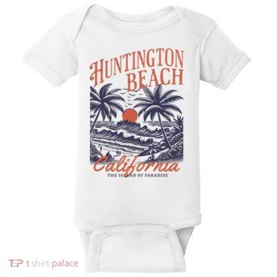 Huntington Beach California Baby Bodysuit