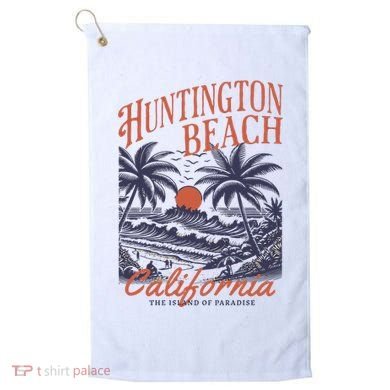 Huntington Beach California Golf Towel