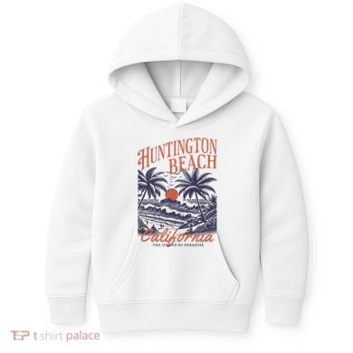 Huntington Beach California Kids Hoodie