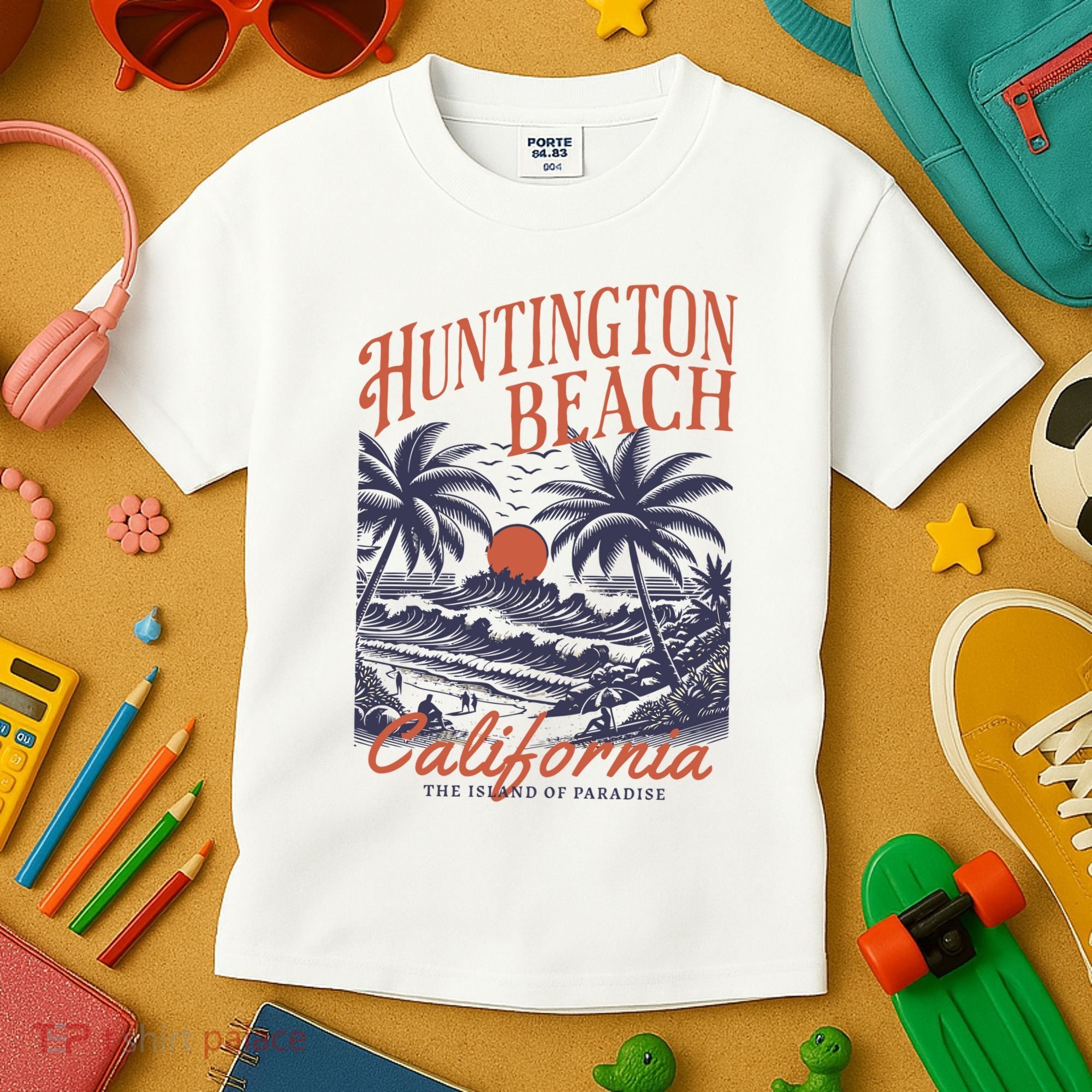 Huntington Beach California Kids T-Shirt
