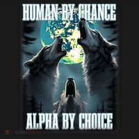 Human By Chance Alpha By Choice Funny Alpha Wolf Meme Doggie Tank thumb 4