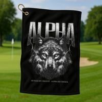 Human By Chance Alpha By Choice Golf Towel thumb 1