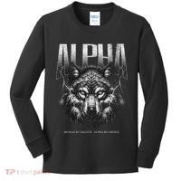 Human By Chance Alpha By Choice Kids Long Sleeve Shirt thumb 0