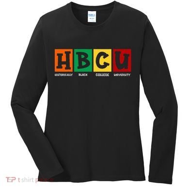  Historical Black College HBCU Women's Long Sleeve Shirt
