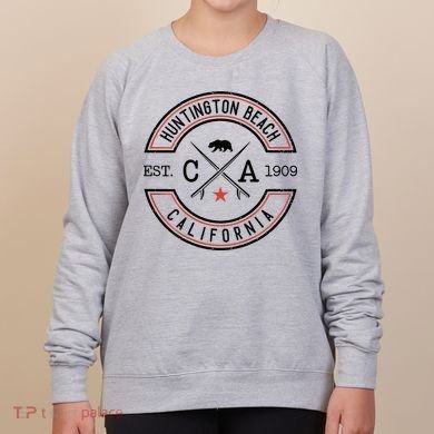 Huntington Beach California Ca Retro Surfer Women's Sweatshirt