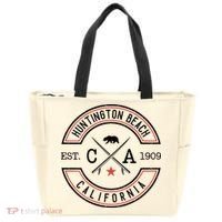 Huntington Beach California Ca Retro Surfer Tote Bag thumb 0