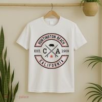 Huntington Beach California Ca Retro Surfer T-Shirt thumb 2