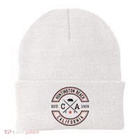 Huntington Beach California Ca Retro Surfer Beanie thumb 0