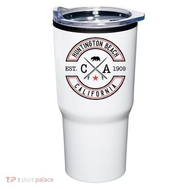 Huntington Beach California Ca Retro Surfer Tumbler