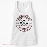 Huntington Beach California Ca Retro Surfer Women's Tank Top thumb 0
