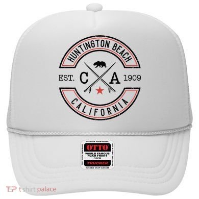 Huntington Beach California Ca Retro Surfer Hat