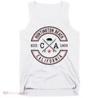 Huntington Beach California Ca Retro Surfer Tank Top thumb 0