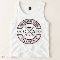 Huntington Beach California Ca Retro Surfer Tank Top thumb 2