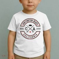 Huntington Beach California Ca Retro Surfer Toddler T-Shirt thumb 2