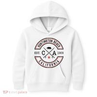 Huntington Beach California Ca Retro Surfer Kids Hoodie thumb 0