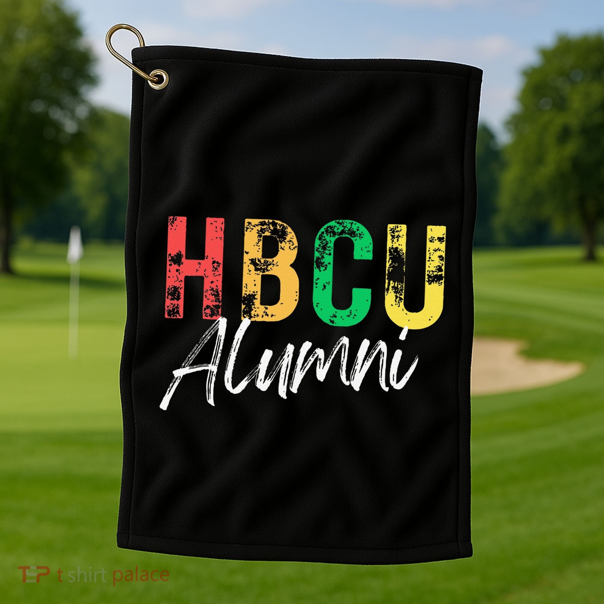 Historical Black College University Hbcu Alumni Graduate Gift Golf Towel