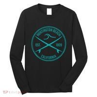 Huntington Beach California Surfer Long Sleeve Shirt thumb 0