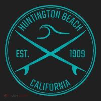 Huntington Beach California Surfer Beanie thumb 2