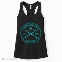 Huntington Beach California Surfer Women's Tank Top thumb 0