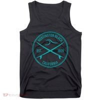 Huntington Beach California Surfer Tank Top thumb 0