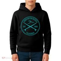Huntington Beach California Surfer Kids Hoodie thumb 4