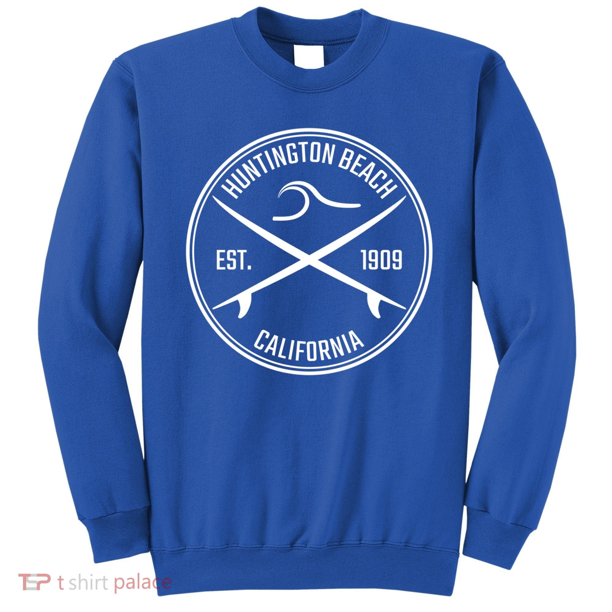 Huntington Beach California Surfer Hoodie Sweatshirt