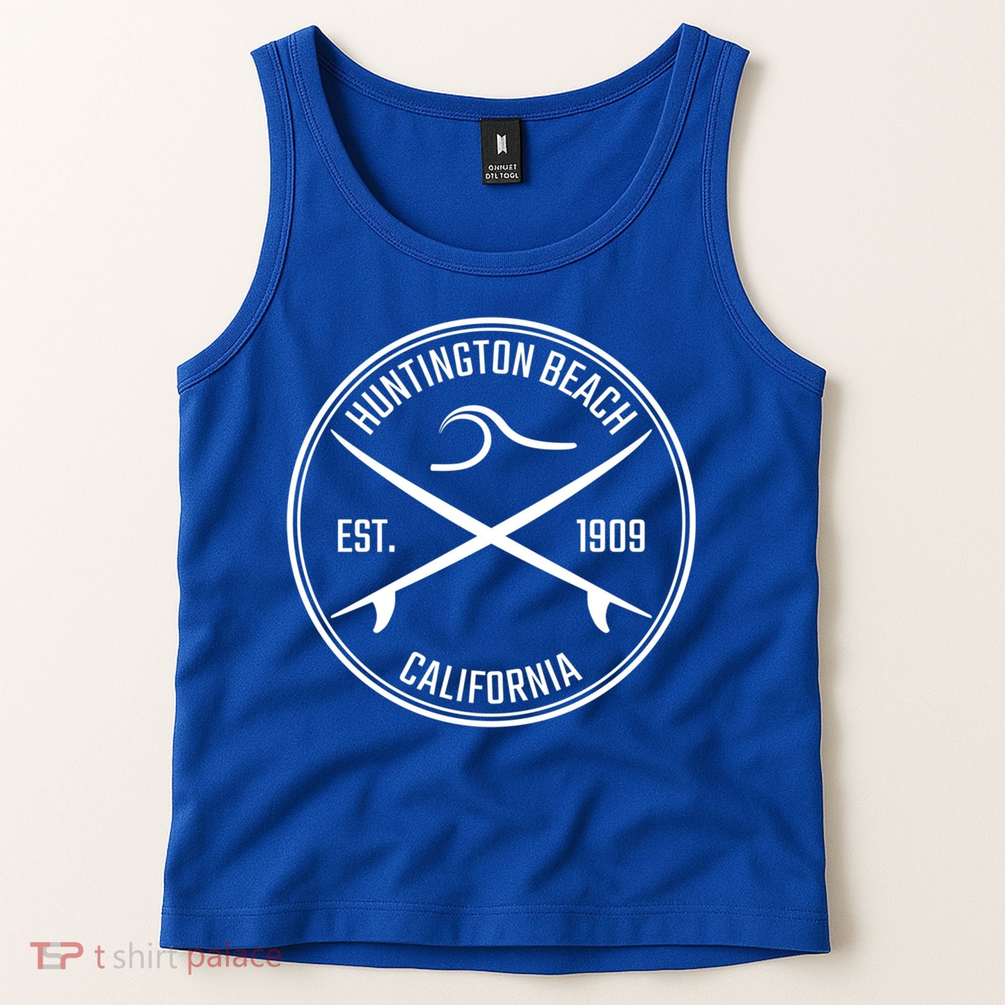 Huntington Beach California Surfer Hoodie Tank Top