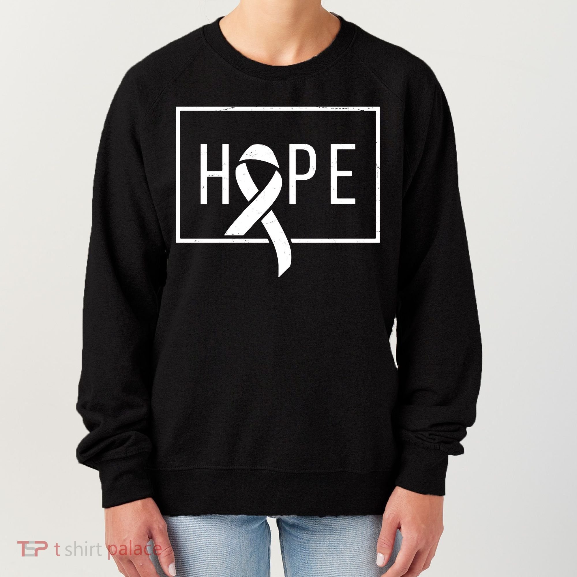 Hope Breast Cancer Awareness Ribbon Women's Sweatshirt