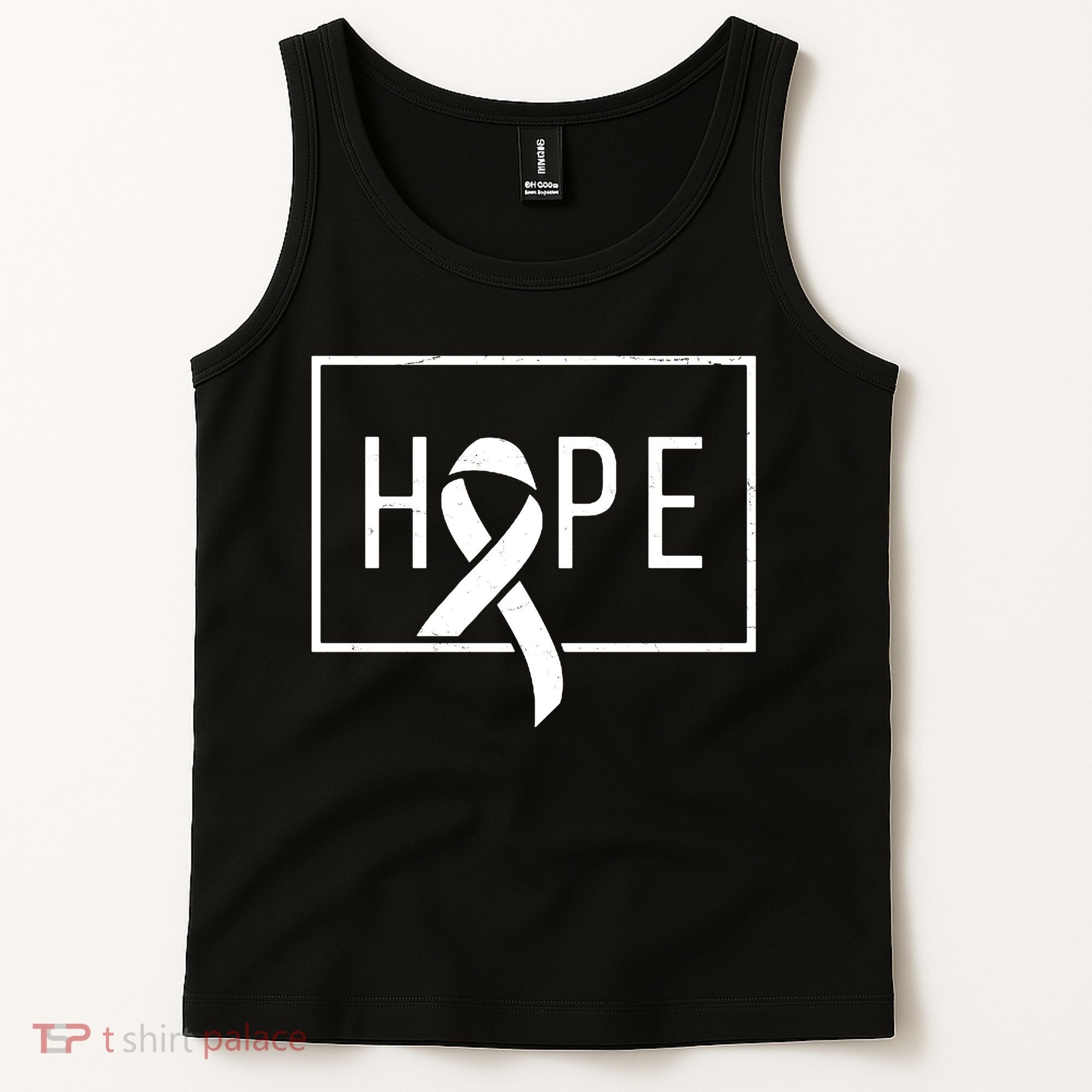 Hope Breast Cancer Awareness Ribbon Tank Top