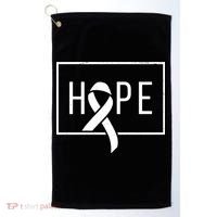 Hope Breast Cancer Awareness Ribbon Golf Towel thumb 0