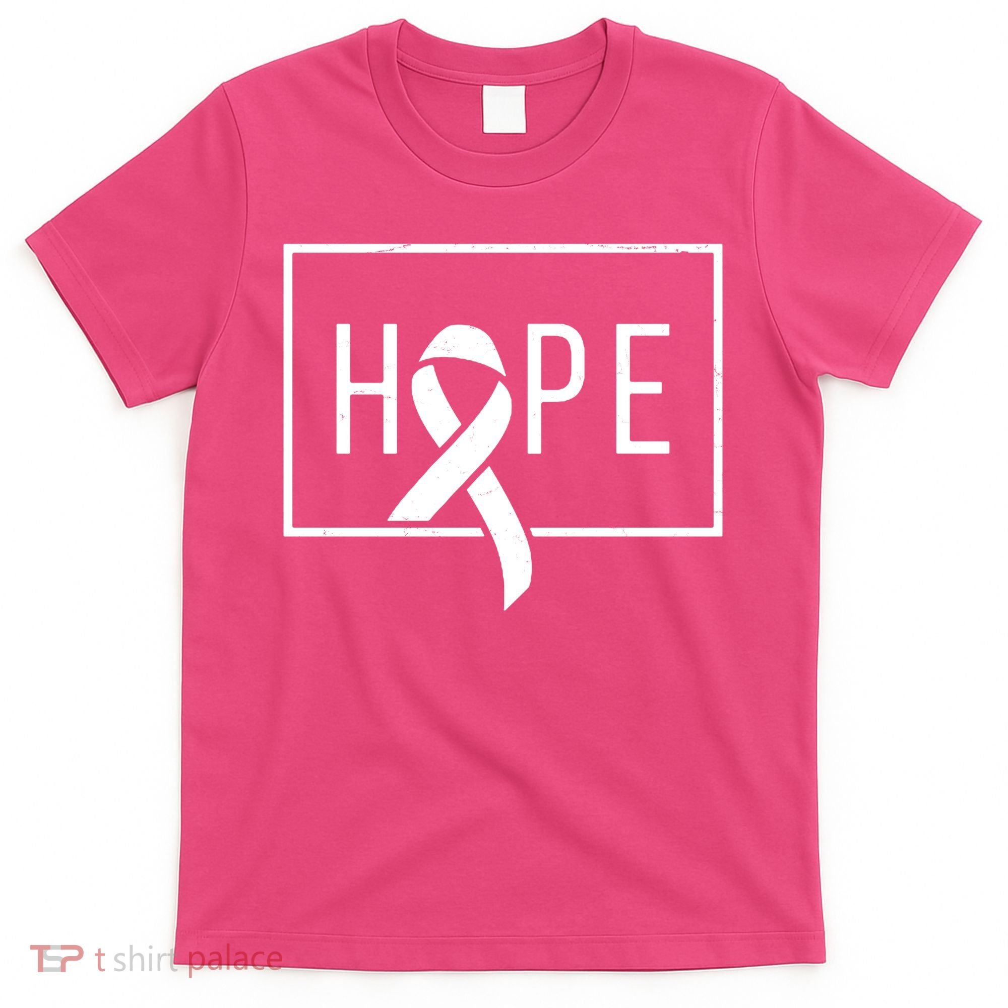 Hope Breast Cancer Awareness Ribbon T-Shirt