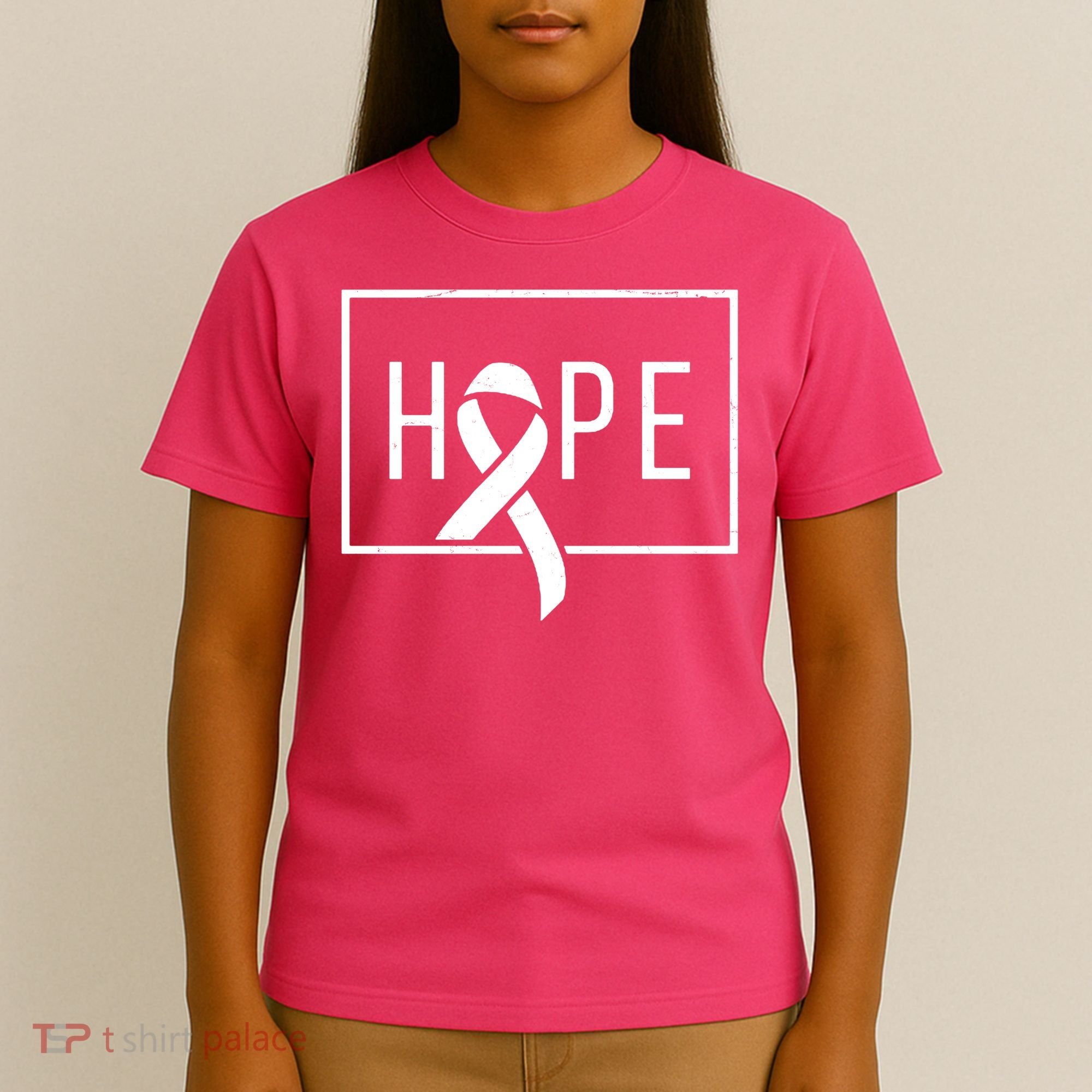 Hope Breast Cancer Awareness Ribbon T-Shirt