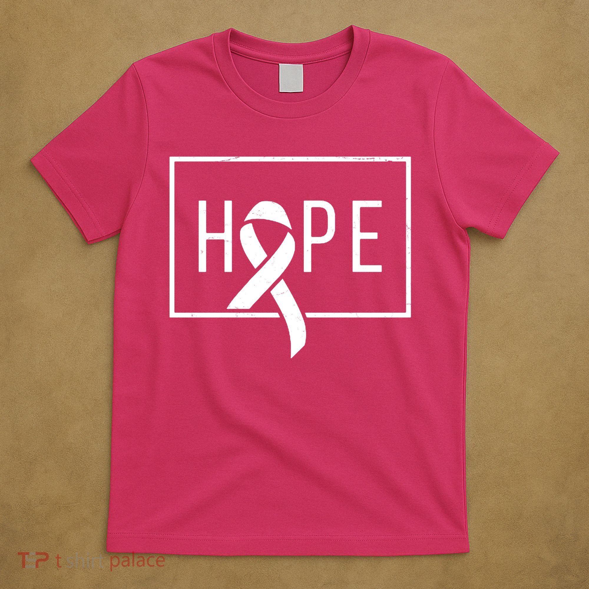 Hope Breast Cancer Awareness Ribbon T-Shirt