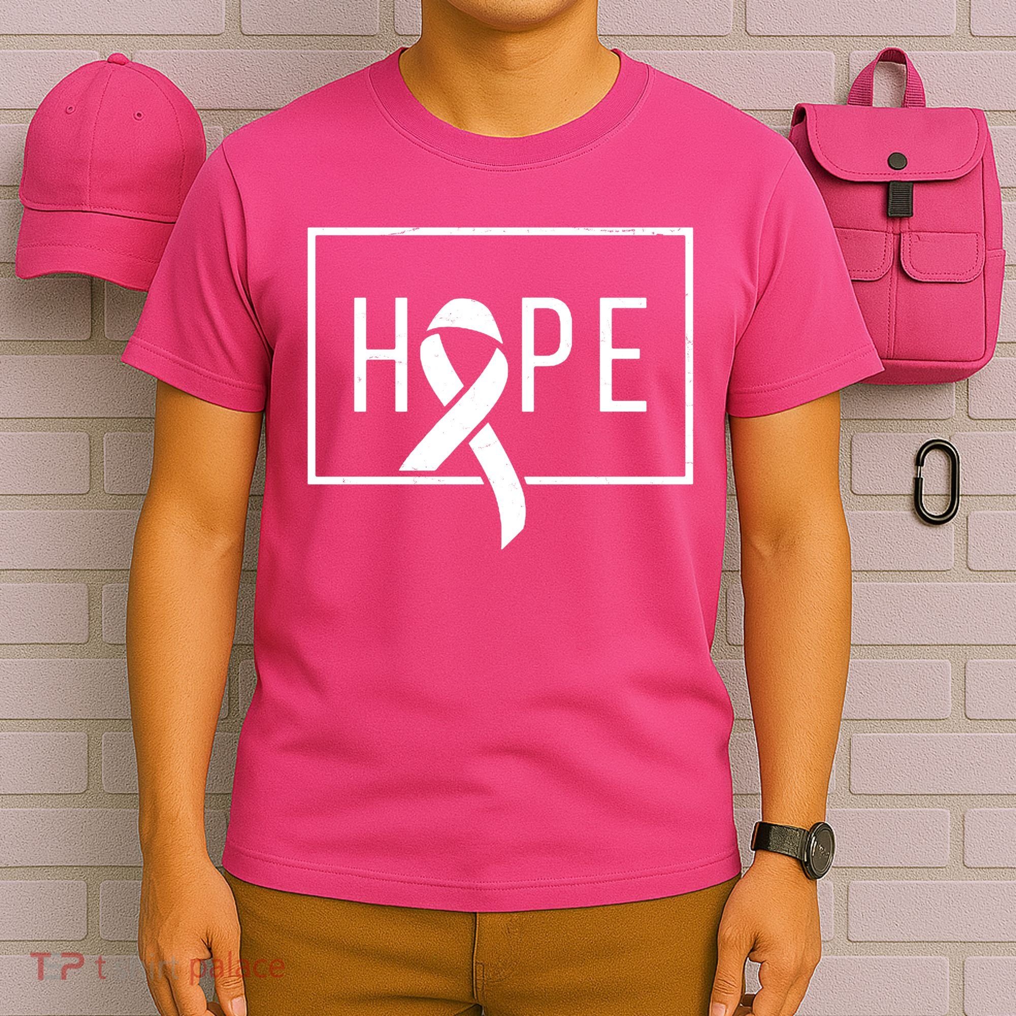 Hope Breast Cancer Awareness Ribbon T-Shirt