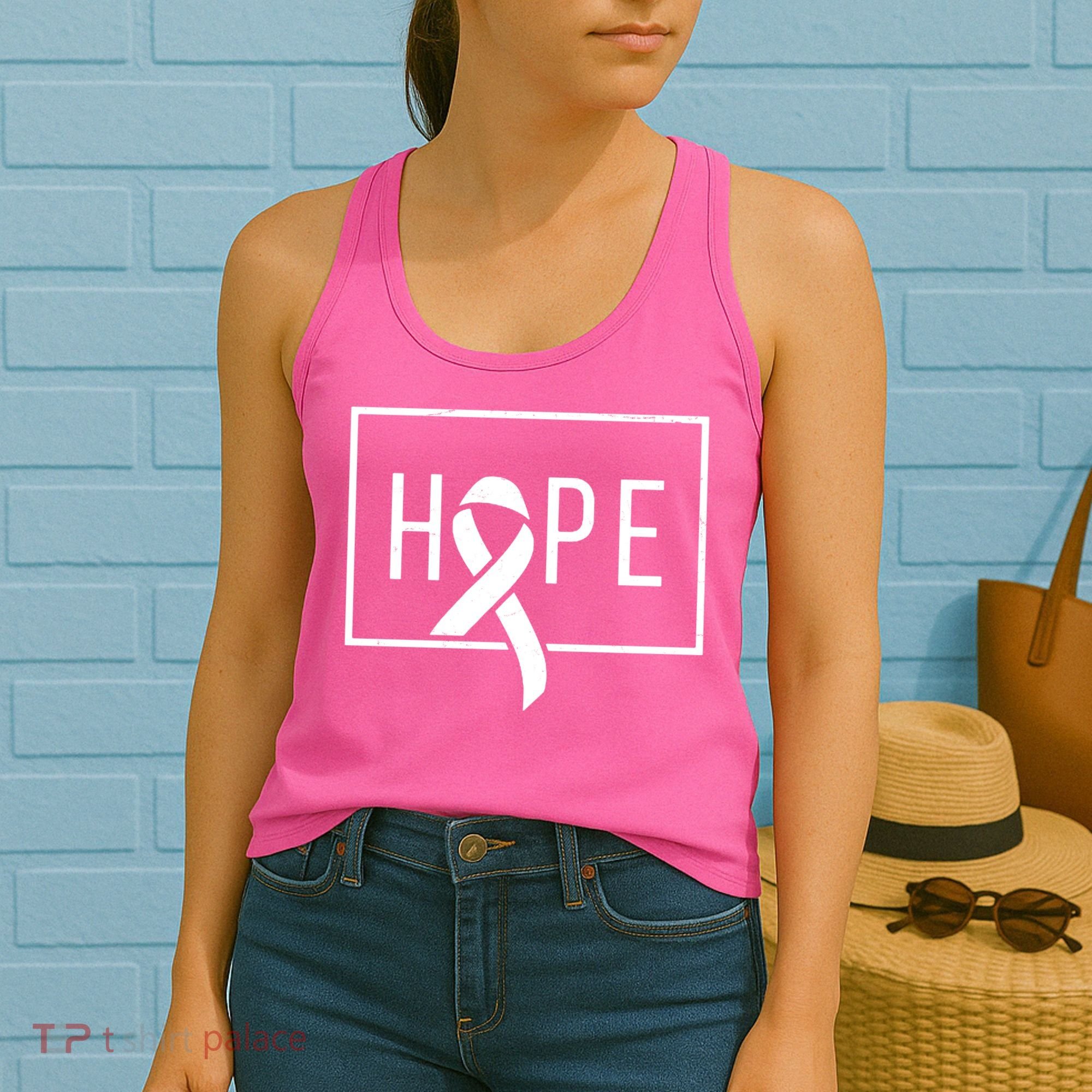 Hope Breast Cancer Awareness Ribbon Women's Tank Top