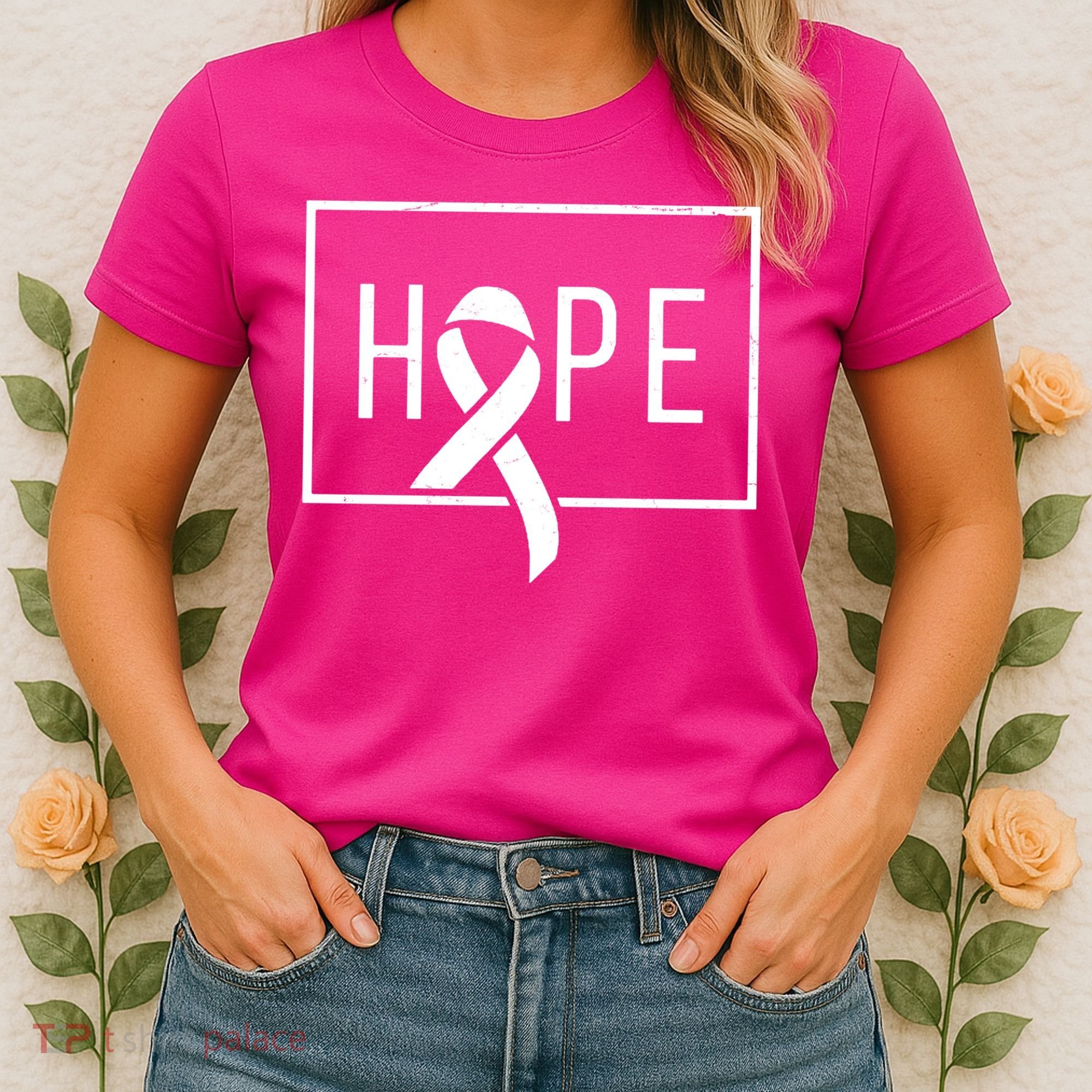 Hope Breast Cancer Awareness Ribbon Women's T-Shirt