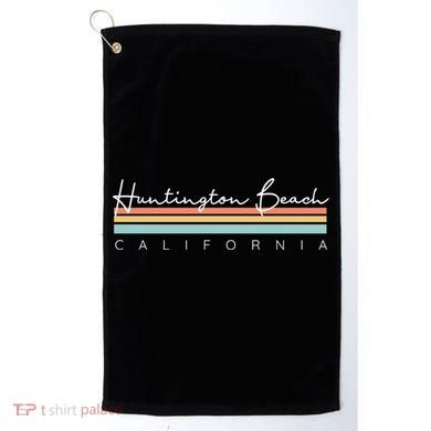 Huntington Beach California Cool Gift Golf Towel