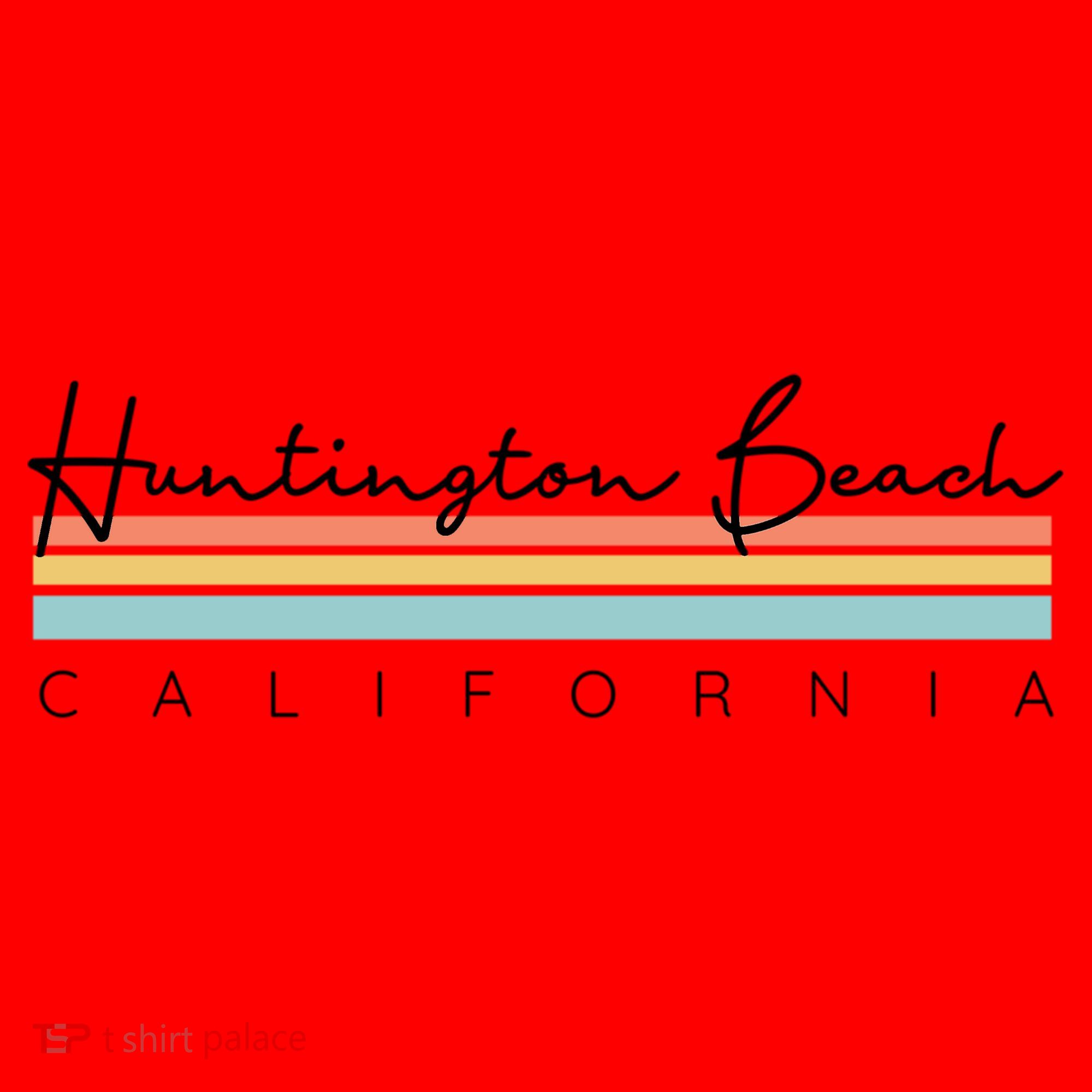 Huntington Beach California Cool Gift Santa Hat