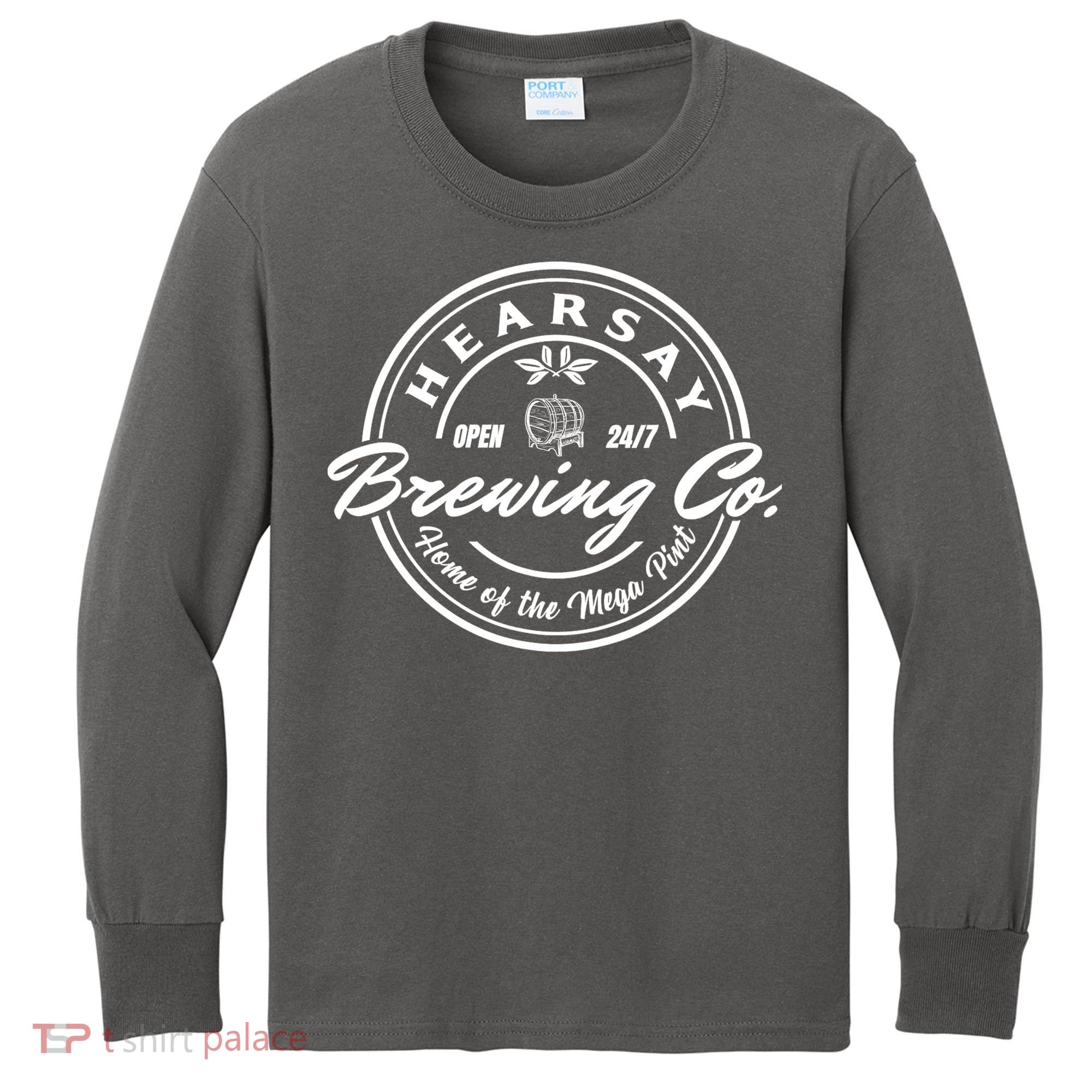 Hearsay Brewing Company Mega Pint Kids Long Sleeve Shirt