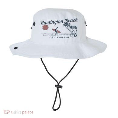 Huntington Beach California Surf Vintage Surfer Bucket Hat