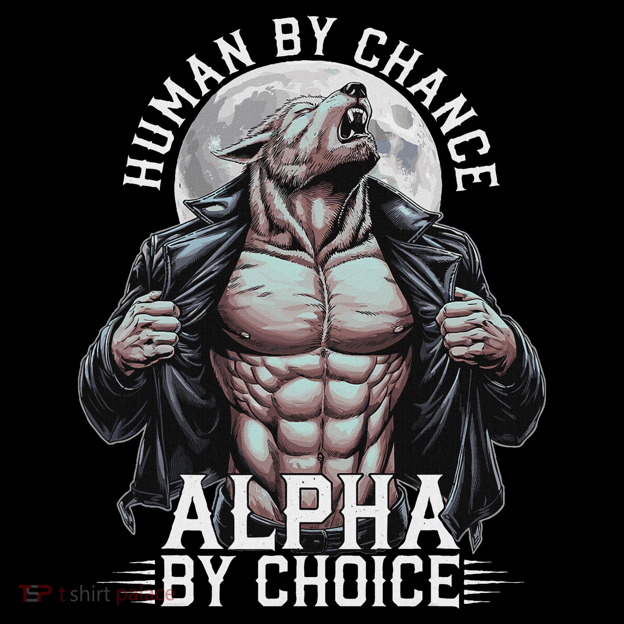 Human By Chance Alpha By Choice Alpha Wolf Meme Mousepad